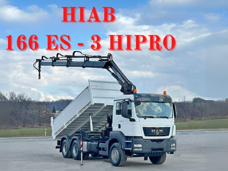 MAN TGS 26.400 * HIAB 166 ES - 3 HIPRO + FUNK * 6x4 - Tipper, Crane truck: picture 1 MAN TGS 26.400 * HIAB 166 ES - 3 HIPRO + FUNK * 6x4 - Tipper, Crane truck: picture 1