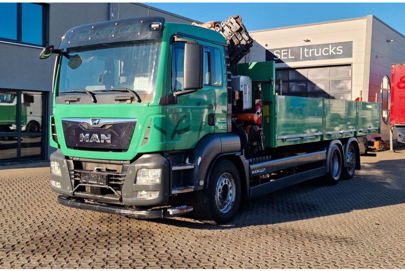MAN TGS 26.460 6X2 Flatbed + Crane Atlas 172.3E-A4 + RC - Dropside/ Flatbed truck, Crane truck: picture 3 MAN TGS 26.460 6X2 Flatbed + Crane Atlas 172.3E-A4 + RC - Dropside/ Flatbed truck, Crane truck: picture 3