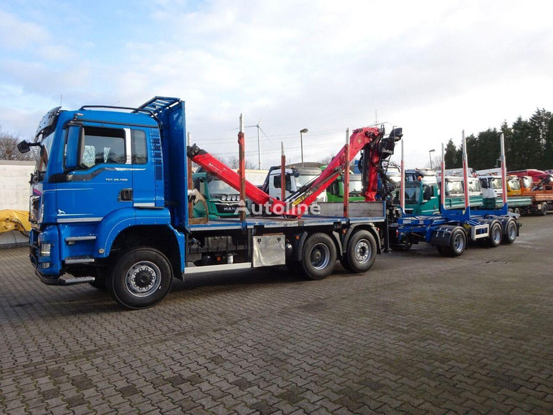 MAN TGS 28.500 6x4 Log truck + Crane Epsilon + Trailer - Timber truck, Crane truck: picture 3 MAN TGS 28.500 6x4 Log truck + Crane Epsilon + Trailer - Timber truck, Crane truck: picture 3
