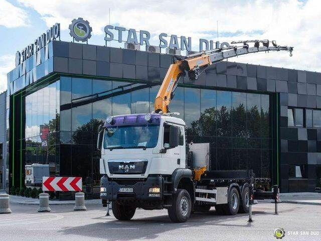 MAN TGS 33.400 6x6 BL EFFER 315/8S HDS Crane 2019 - Dropside/ Flatbed truck, Crane truck: picture 2 MAN TGS 33.400 6x6 BL EFFER 315/8S HDS Crane 2019 - Dropside/ Flatbed truck, Crane truck: picture 2