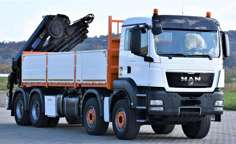 MAN TGS 35.440 * HIAB 322 EP-5HIPRO+FUNK / 8x4! - Dropside/ Flatbed truck, Crane truck: picture 4 MAN TGS 35.440 * HIAB 322 EP-5HIPRO+FUNK / 8x4! - Dropside/ Flatbed truck, Crane truck: picture 4