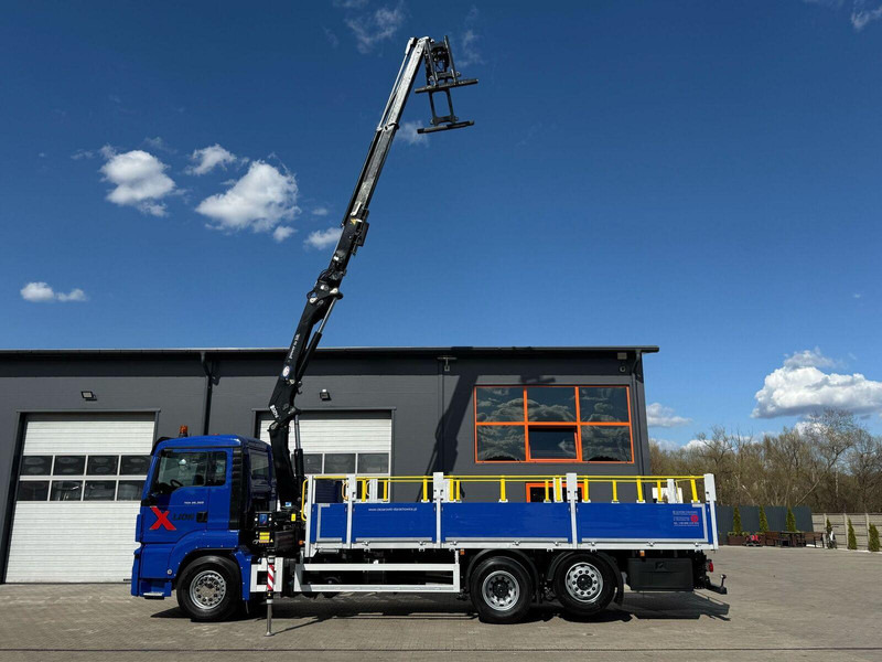 Dropside/ Flatbed truck, Crane truck MAN TGS TGX 26.360 / E6 / 143tys km !!! skrzynia + żuraw HMF / manua: picture 12 Dropside/ Flatbed truck, Crane truck MAN TGS TGX 26.360 / E6 / 143tys km !!! skrzynia + żuraw HMF / manua: picture 12