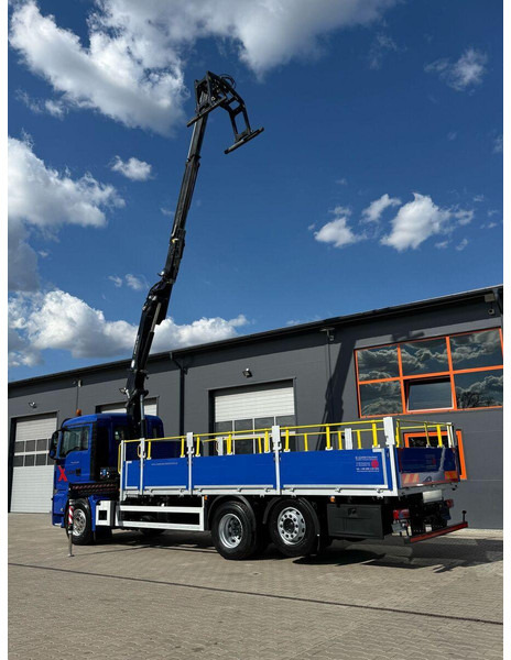 Dropside/ Flatbed truck, Crane truck MAN TGS TGX 26.360 / E6 / 143tys km !!! skrzynia + żuraw HMF / manua: picture 11 Dropside/ Flatbed truck, Crane truck MAN TGS TGX 26.360 / E6 / 143tys km !!! skrzynia + żuraw HMF / manua: picture 11