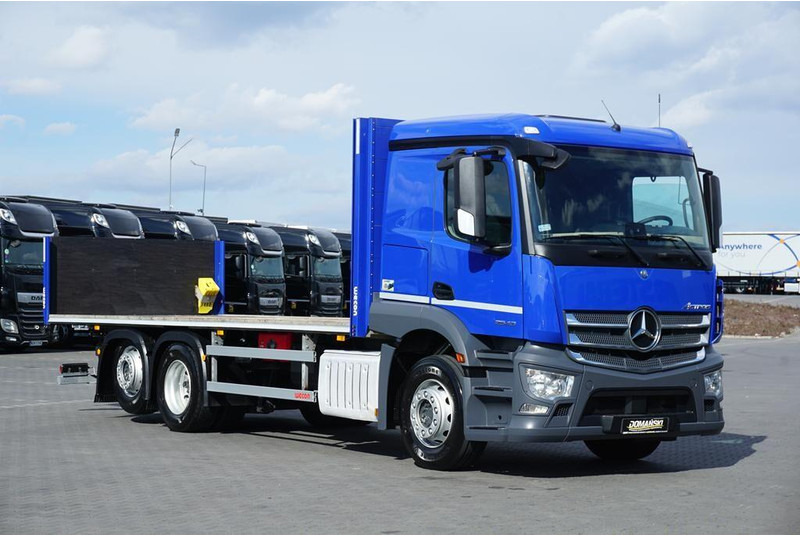 Dropside/ Flatbed truck Mercedes-Benz ACTROS / 2543 / ACC / E 6 / PEŁNY ADR / PLATFORMA / ZAWIESIE POD: picture 1
