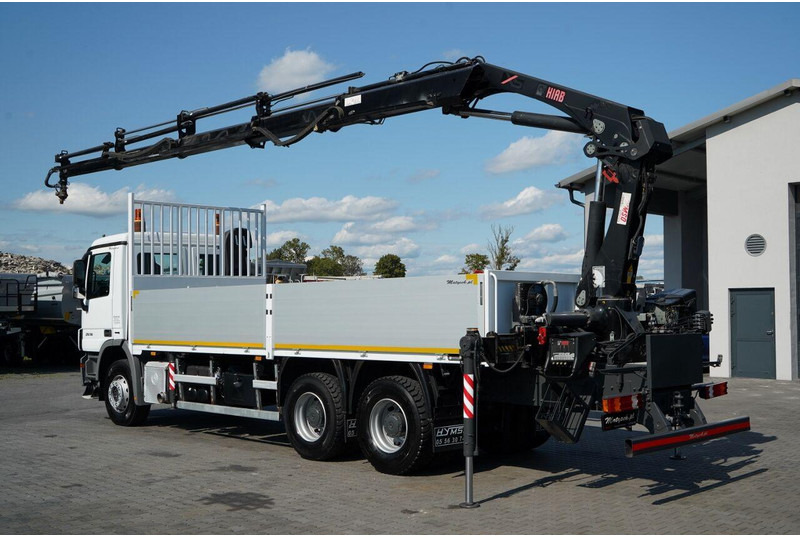 Mercedes-Benz ACTROS 2636 / 6x4 / SKRZYNIOWY 7 M + HDS HIAB - WYSÓW 12,6 M / - Dropside/ Flatbed truck, Crane truck: picture 4 Mercedes-Benz ACTROS 2636 / 6x4 / SKRZYNIOWY 7 M + HDS HIAB - WYSÓW 12,6 M / - Dropside/ Flatbed truck, Crane truck: picture 4