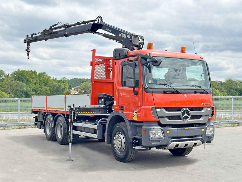 Mercedes-Benz ACTROS 2636 *HIAB 122 BS-2 HIDUO + FUNK/6x4 * TOP - Dropside/ Flatbed truck, Crane truck: picture 2 Mercedes-Benz ACTROS 2636 *HIAB 122 BS-2 HIDUO + FUNK/6x4 * TOP - Dropside/ Flatbed truck, Crane truck: picture 2