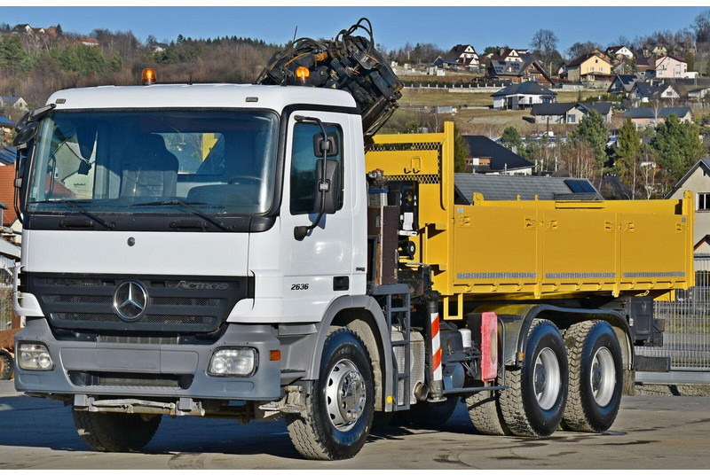 Mercedes-Benz ACTROS 2636 * TEREX 165.2E - A4 + FUNK/6x4 - Tipper, Crane truck: picture 4 Mercedes-Benz ACTROS 2636 * TEREX 165.2E - A4 + FUNK/6x4 - Tipper, Crane truck: picture 4
