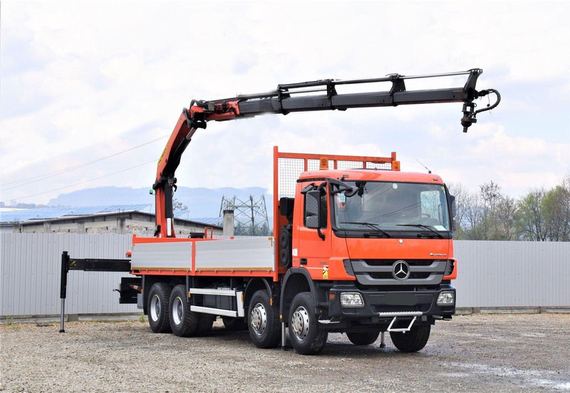 Mercedes-Benz ACTROS 3241 - Dropside/ Flatbed truck, Crane truck: picture 2 Mercedes-Benz ACTROS 3241 - Dropside/ Flatbed truck, Crane truck: picture 2