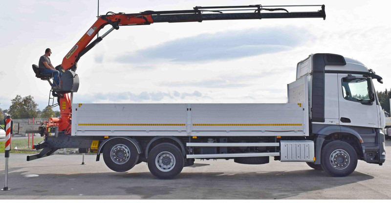 Mercedes-Benz AROCS 2542 - Dropside/ Flatbed truck, Crane truck: picture 4 Mercedes-Benz AROCS 2542 - Dropside/ Flatbed truck, Crane truck: picture 4