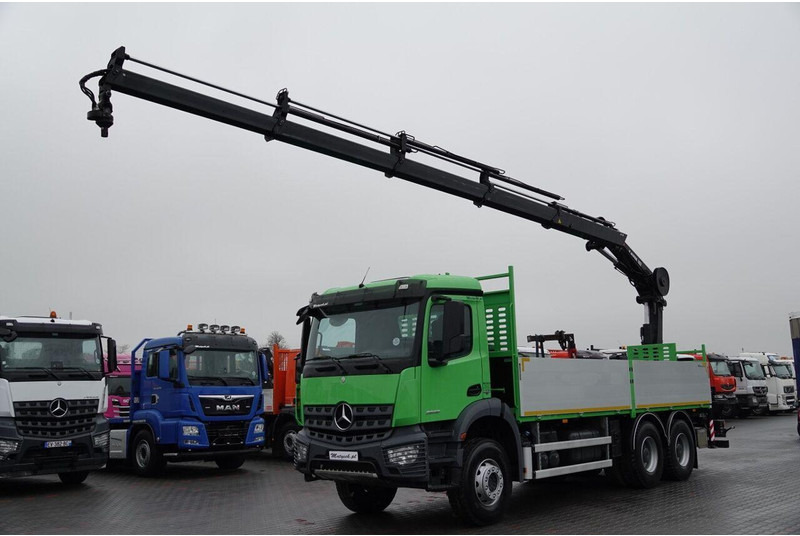 Mercedes-Benz AROCS 2636 / 6x4 / SKRZYNIOWY- 6,5 M / + HDS HIAB 4x wysów: 13 - Dropside/ Flatbed truck, Crane truck: picture 3 Mercedes-Benz AROCS 2636 / 6x4 / SKRZYNIOWY- 6,5 M / + HDS HIAB 4x wysów: 13 - Dropside/ Flatbed truck, Crane truck: picture 3