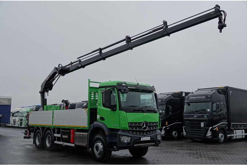 Mercedes-Benz AROCS 2636 / 6x4 / SKRZYNIOWY- 6,5 M / + HDS HIAB 4x wysów: 13 - Dropside/ Flatbed truck, Crane truck: picture 1 Mercedes-Benz AROCS 2636 / 6x4 / SKRZYNIOWY- 6,5 M / + HDS HIAB 4x wysów: 13 - Dropside/ Flatbed truck, Crane truck: picture 1