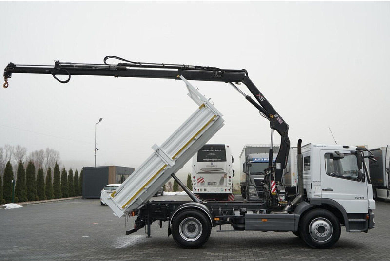 Mercedes-Benz ATEGO 1218 / 4x2 / WYWROTKA + HDS HIAB 0088 BS-3 / PILOT /MANU - Tipper, Crane truck: picture 5 Mercedes-Benz ATEGO 1218 / 4x2 / WYWROTKA + HDS HIAB 0088 BS-3 / PILOT /MANU - Tipper, Crane truck: picture 5