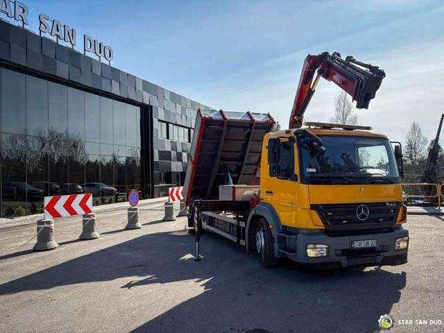Mercedes-Benz AXOR 1824 4x2 HMF 975 HDS Crane Rotator Kipper - Tipper, Crane truck: picture 2 Mercedes-Benz AXOR 1824 4x2 HMF 975 HDS Crane Rotator Kipper - Tipper, Crane truck: picture 2