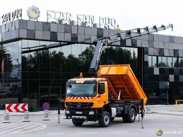Mercedes-Benz Actros 1841 AK 4x4 Hiab 288E-7 Crane Kipper - Tipper, Crane truck: picture 1 Mercedes-Benz Actros 1841 AK 4x4 Hiab 288E-7 Crane Kipper - Tipper, Crane truck: picture 1