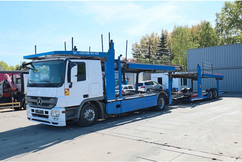 Mercedes-Benz Actros 1841 Car transporter + Trailer - Autotransporter truck: picture 1 Mercedes-Benz Actros 1841 Car transporter + Trailer - Autotransporter truck: picture 1