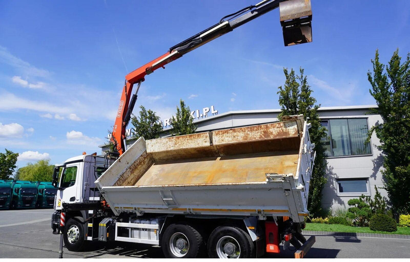 Tipper, Crane truck Mercedes-Benz Arocs 2636 - 3 way tipper + crane 6x4: picture 17