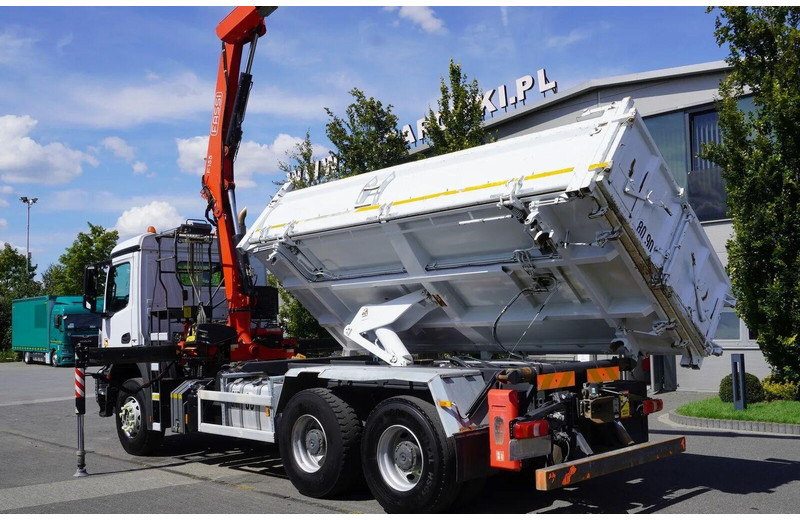 Tipper, Crane truck Mercedes-Benz Arocs 2636 - 3 way tipper + crane 6x4: picture 16