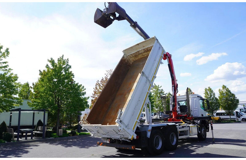 Tipper, Crane truck Mercedes-Benz Arocs 2636 - 3 way tipper + crane 6x4: picture 11