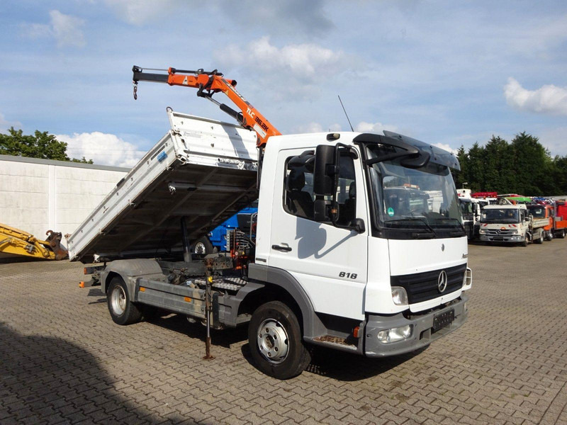 Mercedes-Benz Atego 818 3 way Meiller tipper + crane Terex 36.2 - Tipper van: picture 4 Mercedes-Benz Atego 818 3 way Meiller tipper + crane Terex 36.2 - Tipper van: picture 4