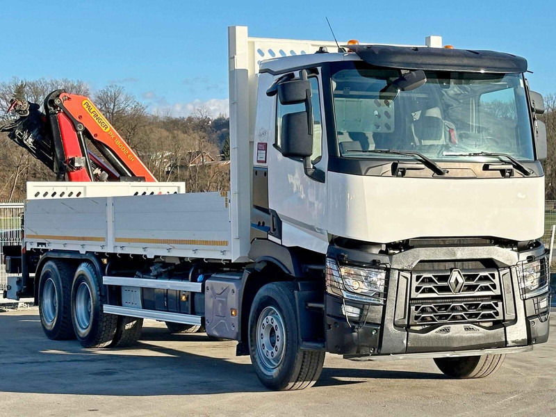 Renault C 380 *PRITSCHE 6,80m * PK 18002-EH C + FUNK*6x4 - Dropside/ Flatbed truck, Crane truck: picture 3 Renault C 380 *PRITSCHE 6,80m * PK 18002-EH C + FUNK*6x4 - Dropside/ Flatbed truck, Crane truck: picture 3