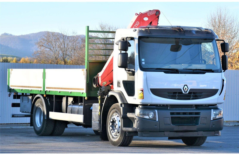 Renault - Dropside/ Flatbed truck, Crane truck: picture 3 Renault - Dropside/ Flatbed truck, Crane truck: picture 3