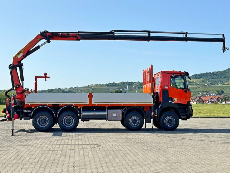Renault K 430 * PK 22002 - EH C+ FUNK * 8x4 - Dropside/ Flatbed truck, Crane truck: picture 5 Renault K 430 * PK 22002 - EH C+ FUNK * 8x4 - Dropside/ Flatbed truck, Crane truck: picture 5