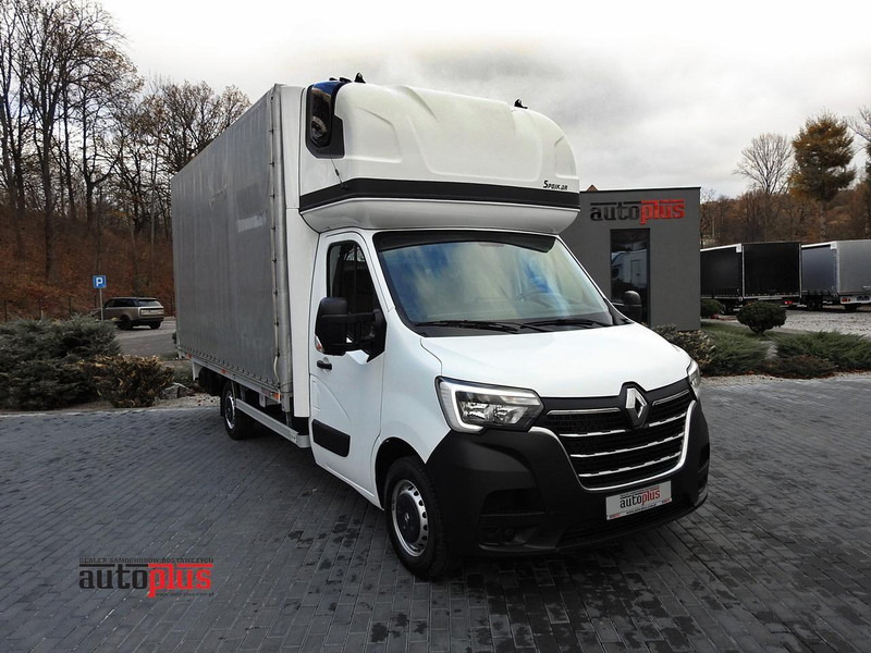 Renault MASTER PLANDEKA 10 PALET WEBASTO TEMPOMAT KLIMATYZACJA LEDY PNEU - Box truck: picture 1 Renault MASTER PLANDEKA 10 PALET WEBASTO TEMPOMAT KLIMATYZACJA LEDY PNEU - Box truck: picture 1