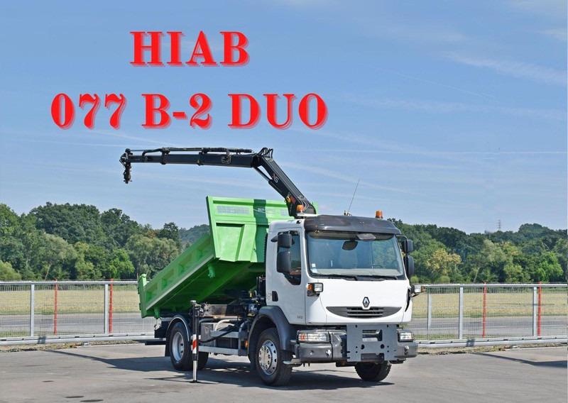 Renault MIDLUM 220 DXI - Tipper, Crane truck: picture 1 Renault MIDLUM 220 DXI - Tipper, Crane truck: picture 1