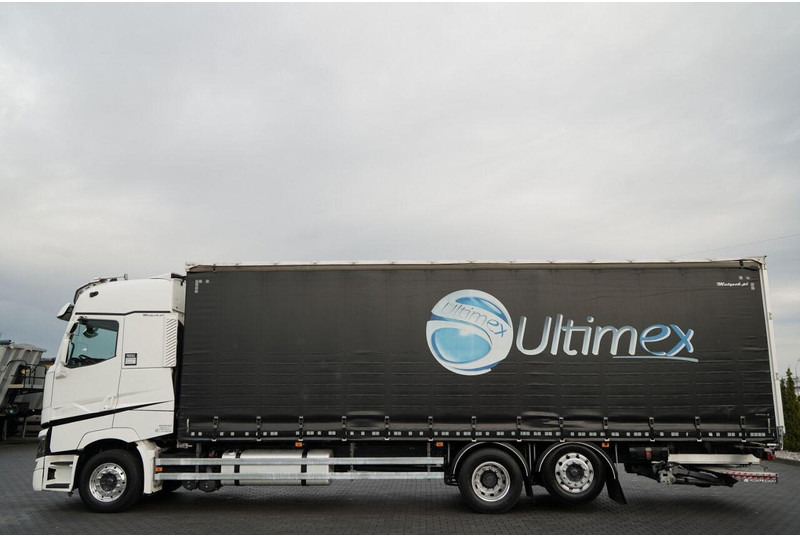 Renault T 440 / 6X2 / SOLÓWKA / FIRANKA 9.5 M / I-PARK COOL / WINDA / AL - Curtainsider truck: picture 2 Renault T 440 / 6X2 / SOLÓWKA / FIRANKA 9.5 M / I-PARK COOL / WINDA / AL - Curtainsider truck: picture 2