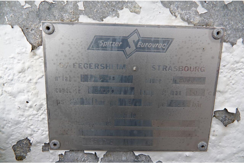 Silo semi-trailer for transportation of cement SPITZER CEMENTONACZEPA / 37 000 L / SILOS / 3 KOMORY / OSIE SAF: picture 16