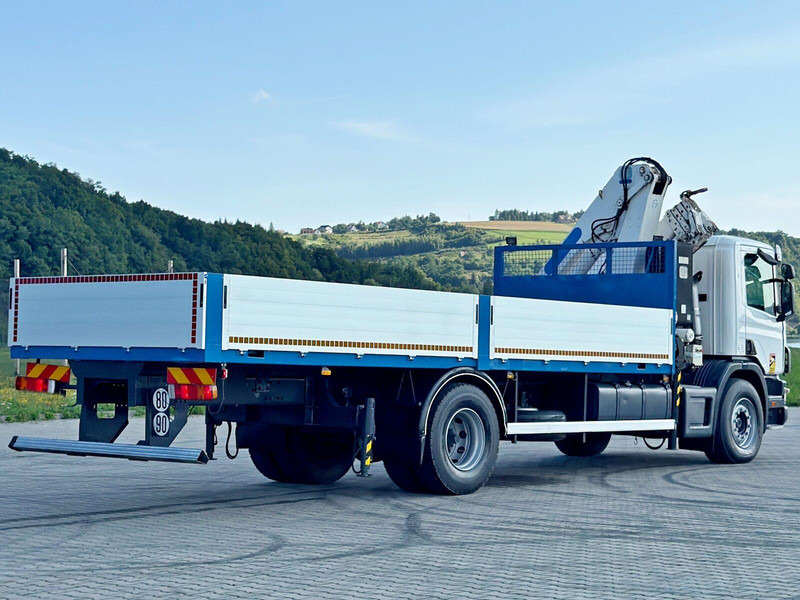 Dropside/ Flatbed truck, Crane truck Scania 114 G 340 * PRITSCHE 7,00m * EFFER 210 3S + FUNK: picture 7