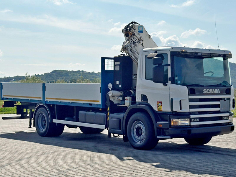Scania 114 G 340 * PRITSCHE 7,00m * EFFER 210 3S + FUNK - Dropside/ Flatbed truck, Crane truck: picture 4 Scania 114 G 340 * PRITSCHE 7,00m * EFFER 210 3S + FUNK - Dropside/ Flatbed truck, Crane truck: picture 4