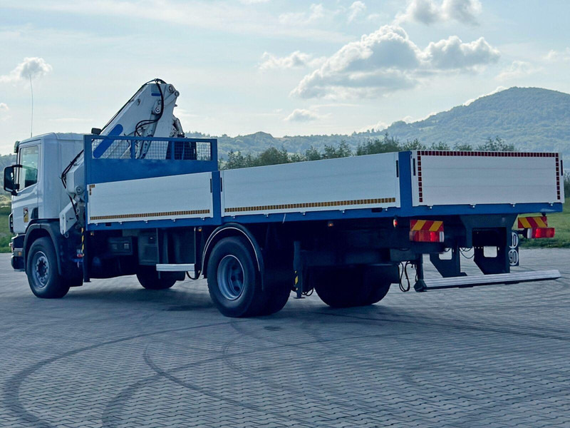 Dropside/ Flatbed truck, Crane truck Scania 114 G 340 * PRITSCHE 7,00m * EFFER 210 3S + FUNK: picture 6