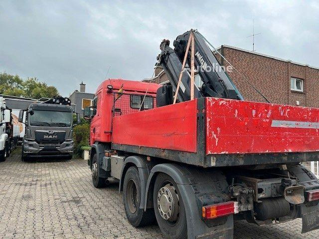 Scania 124 L 470 - Flatbed + crane - Dropside/ Flatbed truck, Crane truck: picture 4 Scania 124 L 470 - Flatbed + crane - Dropside/ Flatbed truck, Crane truck: picture 4