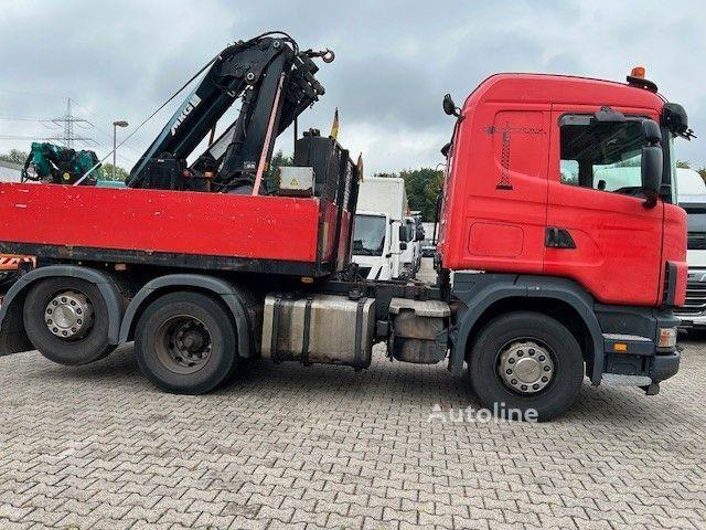 Scania 124 L 470 - Flatbed + crane - Dropside/ Flatbed truck, Crane truck: picture 5 Scania 124 L 470 - Flatbed + crane - Dropside/ Flatbed truck, Crane truck: picture 5