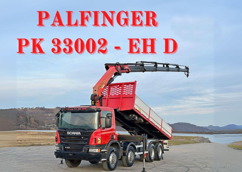 Scania P 400 - Tipper, Crane truck: picture 1 Scania P 400 - Tipper, Crane truck: picture 1