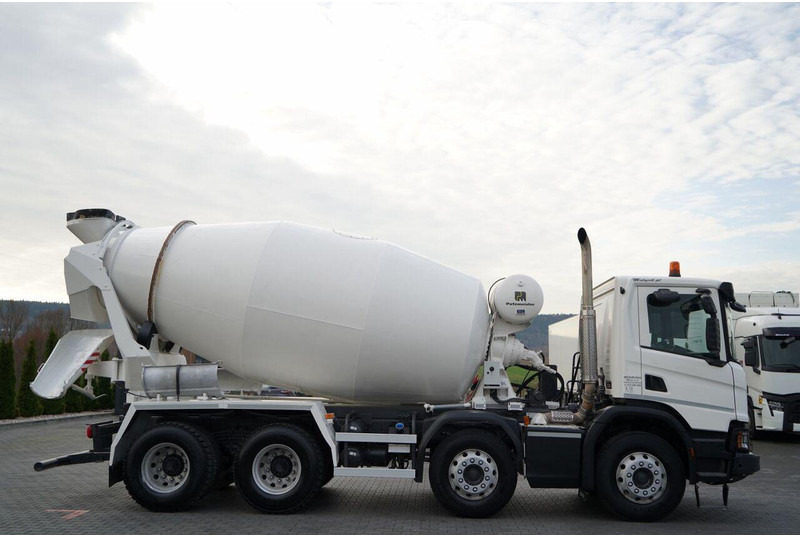 Scania P 410 / 8x4 / BETONOMIESZARKA / GRUSZKA / PUTZMEISTER / 9m3 / AU - Concrete mixer truck: picture 5 Scania P 410 / 8x4 / BETONOMIESZARKA / GRUSZKA / PUTZMEISTER / 9m3 / AU - Concrete mixer truck: picture 5