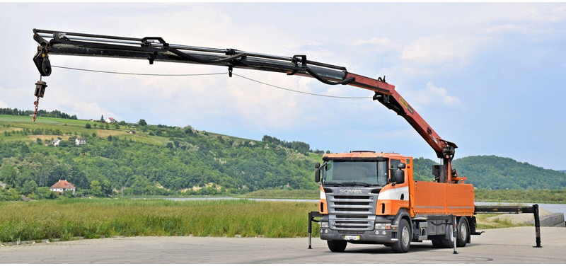 Scania R400 Pritsche 6,80m - Dropside/ Flatbed truck, Crane truck: picture 1 Scania R400 Pritsche 6,80m - Dropside/ Flatbed truck, Crane truck: picture 1