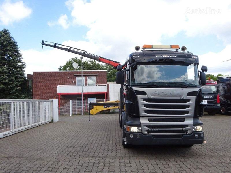 Dropside/ Flatbed truck, Crane truck Scania R620 Flatbed + crane PK 22002 EH 6x2: picture 7