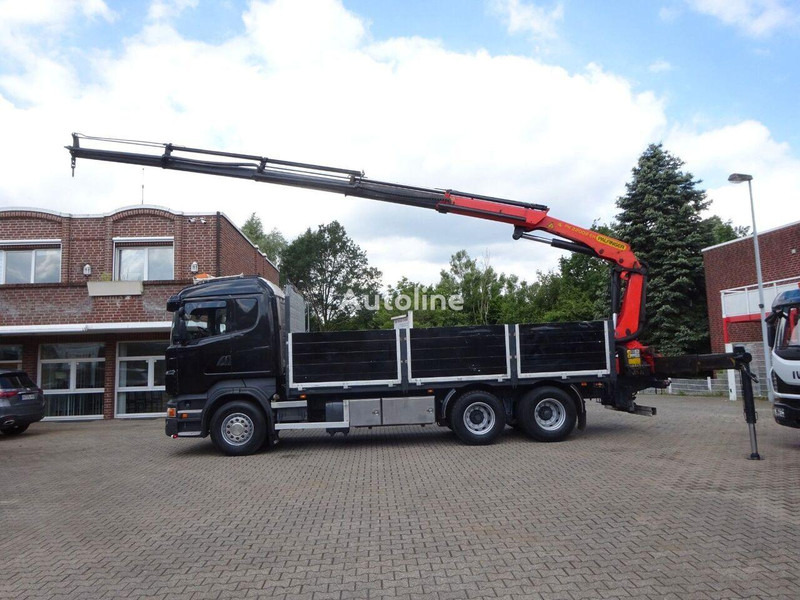 Dropside/ Flatbed truck, Crane truck Scania R620 Flatbed + crane PK 22002 EH 6x2: picture 9