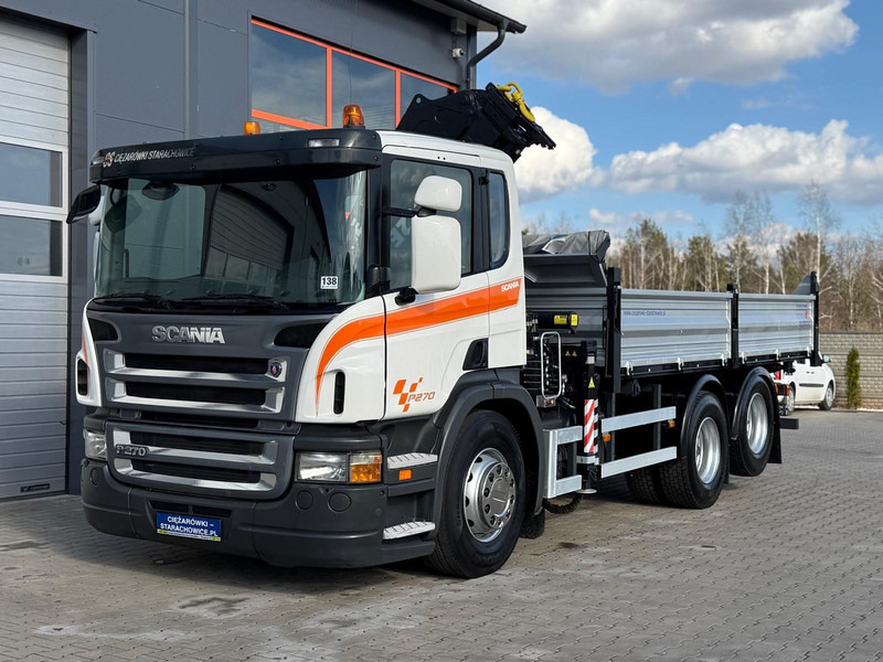 Scania SCANIA P270 6x2 wywrotka 3-stronna + HDS TEREX ATLAS 165.2E - Tipper, Crane truck: picture 1 Scania SCANIA P270 6x2 wywrotka 3-stronna + HDS TEREX ATLAS 165.2E - Tipper, Crane truck: picture 1