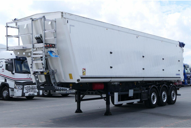 Schmitz Cargobull WYWROTKA 58 M3 / MULDA ALUMINIOWA / KLAPO-DRZWI / OŚ PODNOSZONA - Tipper semi-trailer: picture 2 Schmitz Cargobull WYWROTKA 58 M3 / MULDA ALUMINIOWA / KLAPO-DRZWI / OŚ PODNOSZONA - Tipper semi-trailer: picture 2