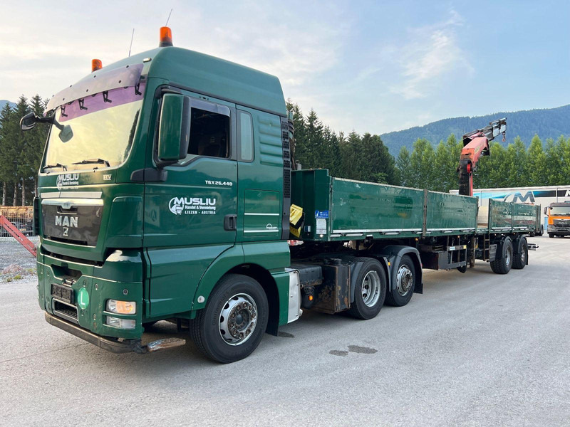 MAN TGX 26.440 6x2 + Flatbed semi trailer + Crane PK26002 - Tractor unit: picture 3 MAN TGX 26.440 6x2 + Flatbed semi trailer + Crane PK26002 - Tractor unit: picture 3