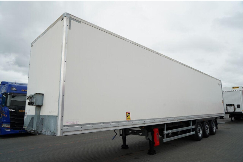Trouillet KONTENER / KOFFER / DWIE OSIE PODNOSZONE / SAF / BARDZO MOCNA - Closed box semi-trailer: picture 2 Trouillet KONTENER / KOFFER / DWIE OSIE PODNOSZONE / SAF / BARDZO MOCNA - Closed box semi-trailer: picture 2