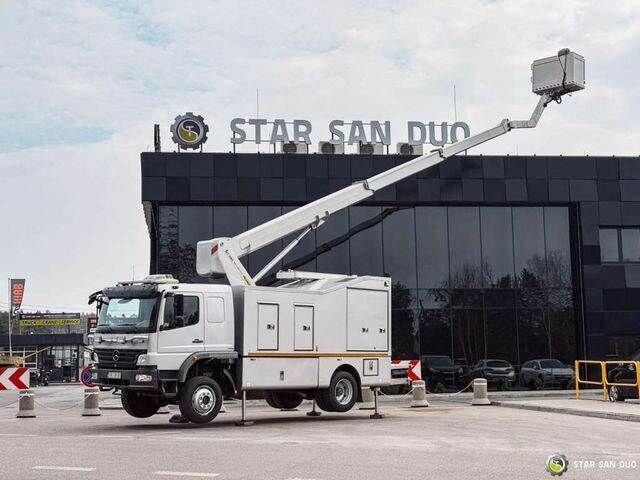 Mercedes-Benz 1529 4x4 Atego Lift Palfinger Wumag WT 230 - Truck, Crane truck: picture 1 Mercedes-Benz 1529 4x4 Atego Lift Palfinger Wumag WT 230 - Truck, Crane truck: picture 1
