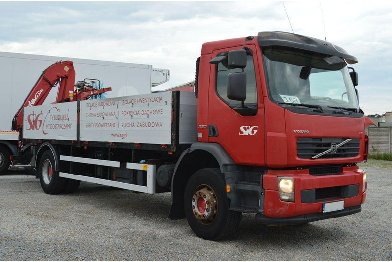 Volvo FE 18.280 - Dropside/ Flatbed truck, Crane truck: picture 2 Volvo FE 18.280 - Dropside/ Flatbed truck, Crane truck: picture 2