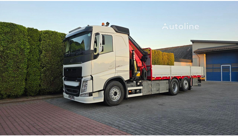 Volvo FH 540 - Flatbed+crane 6x2 - Dropside/ Flatbed truck, Crane truck: picture 2 Volvo FH 540 - Flatbed+crane 6x2 - Dropside/ Flatbed truck, Crane truck: picture 2