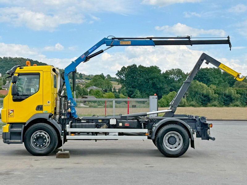 Volvo FL 240 * Abrollkipper * HMF 270 K2 * TOPZUSTAND - Hook lift truck, Crane truck: picture 5 Volvo FL 240 * Abrollkipper * HMF 270 K2 * TOPZUSTAND - Hook lift truck, Crane truck: picture 5