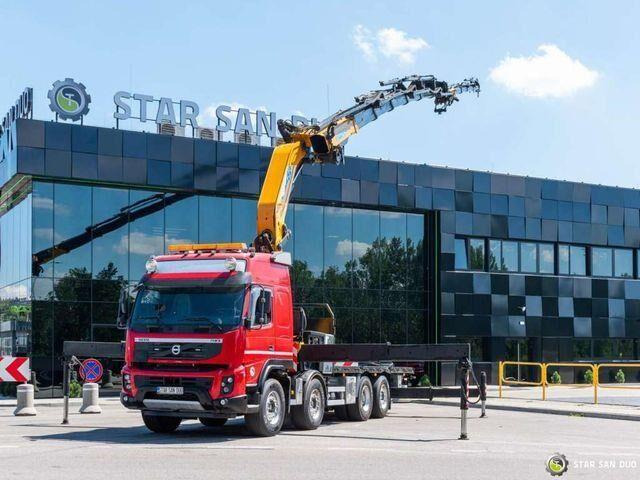 Volvo FMX 500 8x2 Effer 585 Fly Jib Winch Crane Kran - Dropside/ Flatbed truck, Crane truck: picture 1 Volvo FMX 500 8x2 Effer 585 Fly Jib Winch Crane Kran - Dropside/ Flatbed truck, Crane truck: picture 1