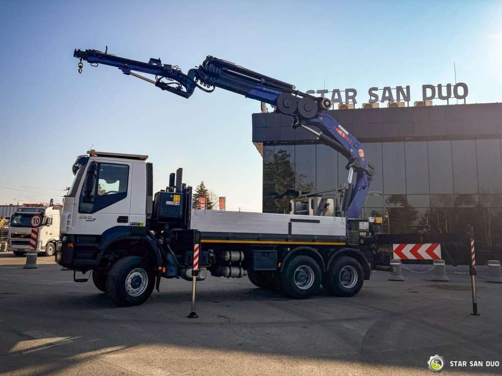 Iveco TRAKKER 450 6x6 PM41S FLY JIB Crane Kipper - Crane truck: picture 5 Iveco TRAKKER 450 6x6 PM41S FLY JIB Crane Kipper - Crane truck: picture 5